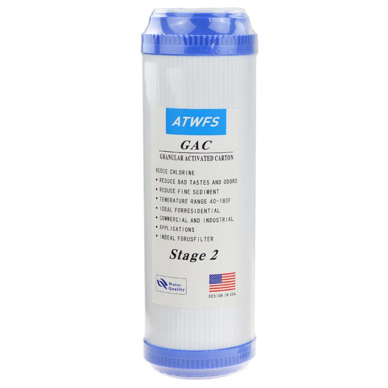 10-Inch Water Purifier Filter UDF Activated Carbon+PP Cotton Filter+CTO Carbon Water Purification