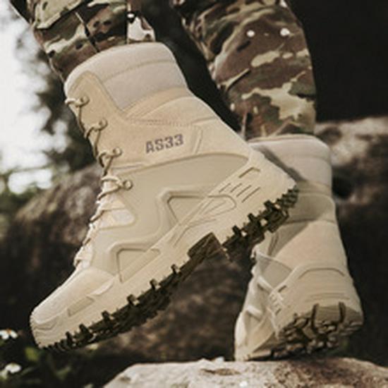 Cross-Border Outdoor Mountaineering Combat Boots - Special Forces Military Training Shoes Plus Size