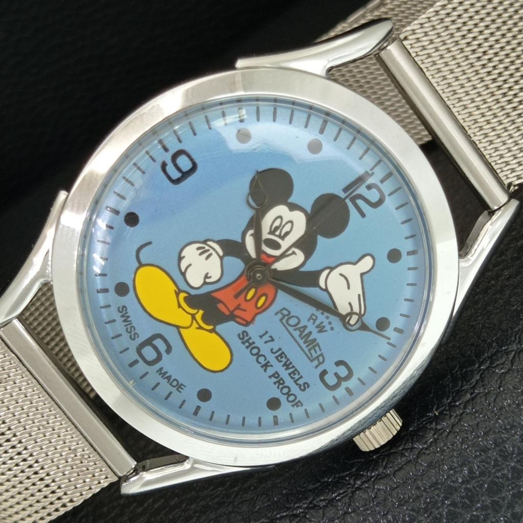

HAND-WINDING VINTAGE SWISS MENS REFURBISHED BLUE COLOR DIAL WATCH a707210-1