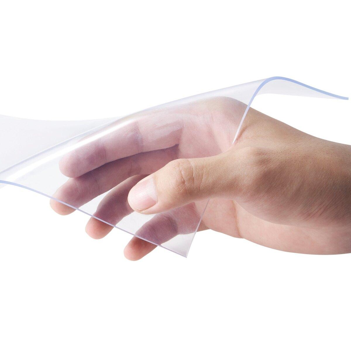 Rideau à lamelles Rideau de porte en PVC Rouleau de 82' x 8  Réfrigérateur Congélateur Plastique Transparent
