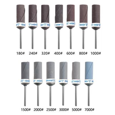 Tambor de Lixa de Grau Profissional para Polimento Haste de 2,35 mm Várias Granulações