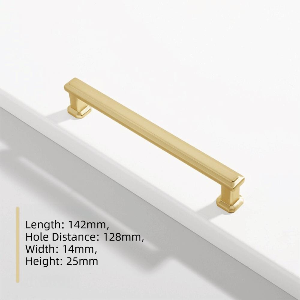 Copper Finish Cabinet Handles Zinc Alloy Closet Handle Furniture Hardware  Wardrobe Drawer