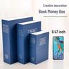 Creative Iron Book Safe: Password Protected Money Storage Box for Home or Office.