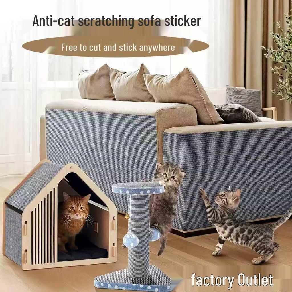 Bloc-notes pour chat: Sticker Autocollant Résistant à l'Usure, Sans Peluches, pour Canapé & Mur, Planche d'Escalade.