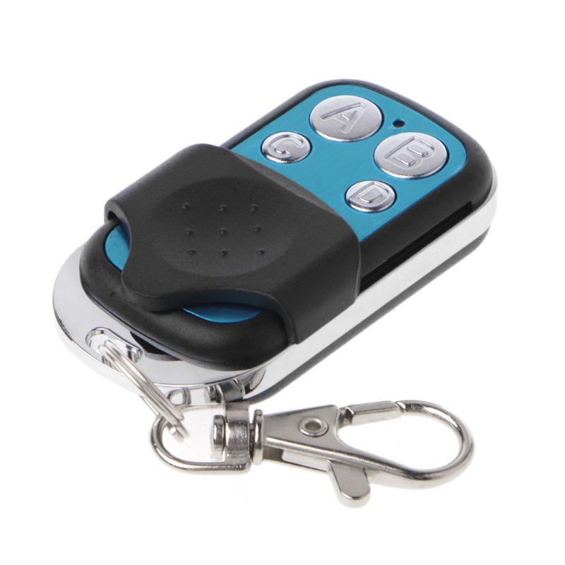 Compact 4-Button Metal Slide-Cover Remote Control EV1527 Transmitter 433MHz EV1527 chip