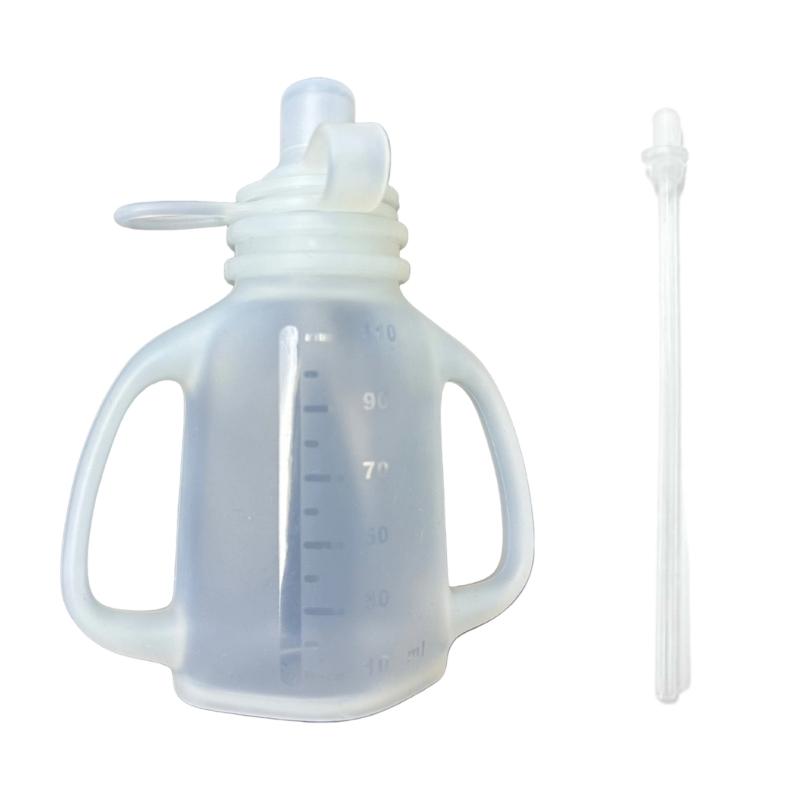 Baby Food Storage Bag Reusable Squeeze Storage Container Food-grade Silicone Box Case for Travel Daily 110ml