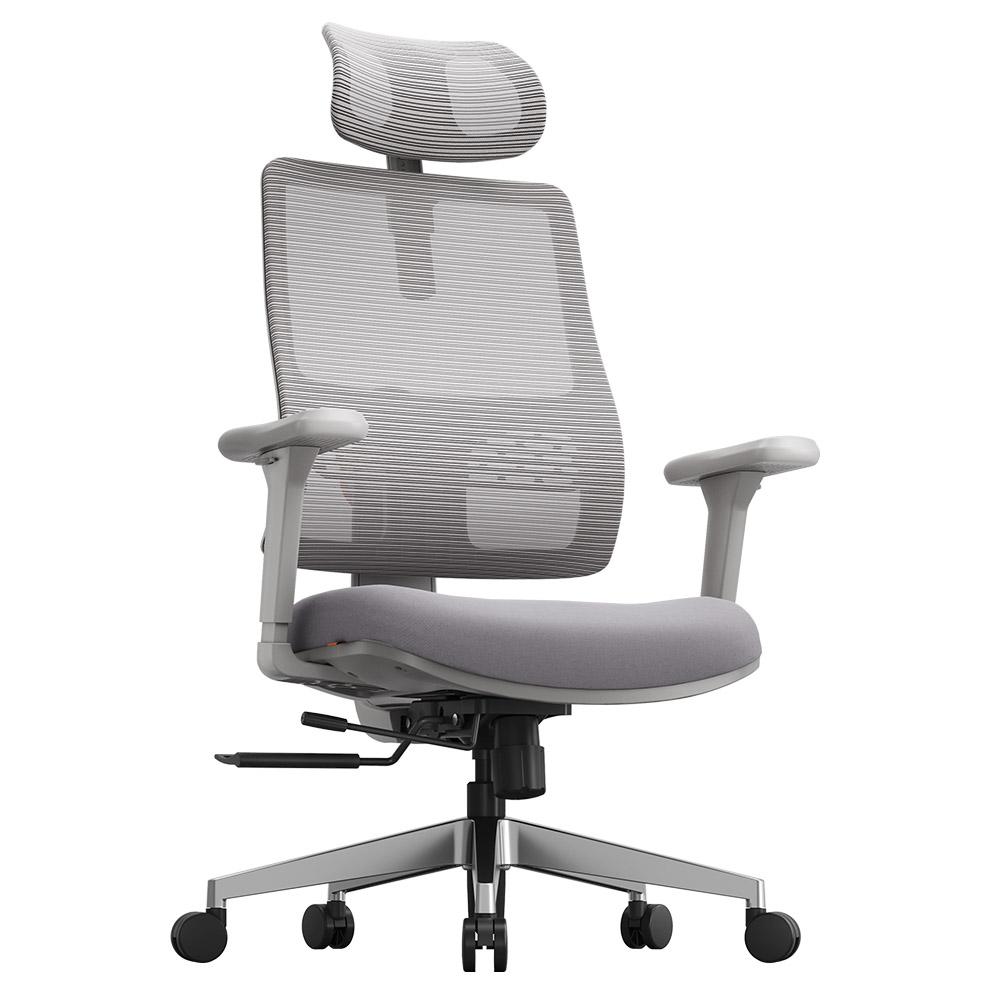 NEWTRAL MAGICH003 Ergonomic Office Chair, Auto-Following Backrest, Adaptive Lower Back Support, Adjustable Headrest Seat, Gray - EU Plug