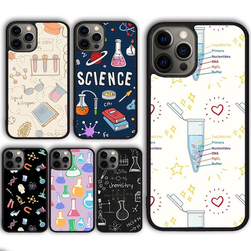 Biology and Chemistry Phone Case Cover For iPhone 17 Air 15 16 14 Plus 11 12 13 Pro Max Apple Max