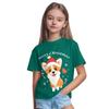 Sommer Kinder 3D-Druck Rundhals-T-Shirt Weihnachts-Verkleidung