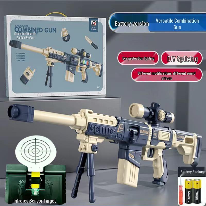 Magnetic Toy Gun with Creative Design and Electric Sound Effects, Ideal Children's Gift for June 1st Birthday.