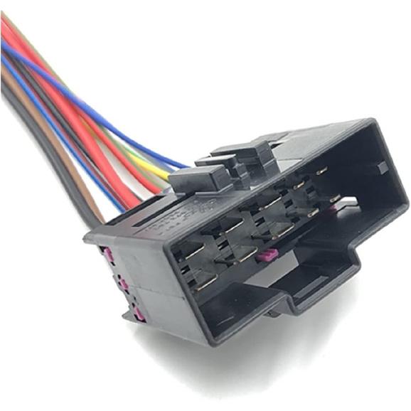 10Pin Auto Electronic Connector Wire Harness Seat Male Female Plug Socket Compatible With 7L0972762 8E0972710 With Cable(10P Male)