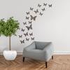 Butterfly Crystal Mirror 3D Wall Sticker for Bedroom or Living Room Decoration