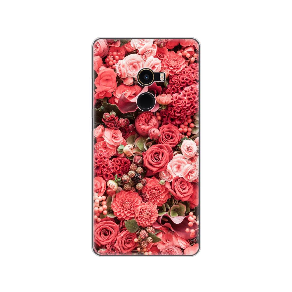 Měkké silikonové pouzdro TPU pro Xiaomi Mix 2 pouzdro pro Xiaomi Mi Mix 2 Mix2 zadní kryt 360 plný ochranný transparentní coque