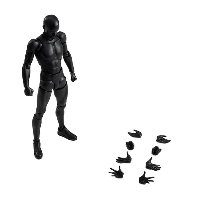 Human Drawing Model Female & Male Body Art Figure Display Sculpture Sketching Craft