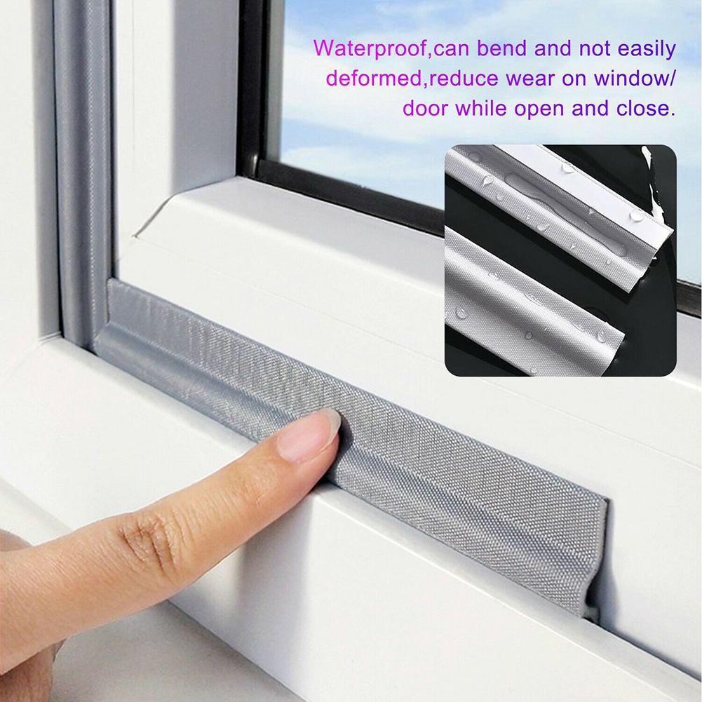2-8m Window Sealing Strip Acoustic Foam Self Adhesive PU Form Sliding Door Window Windproof Soundproof Cotton Sealing Strip