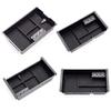 ABS Car Center Console Organizer Upgrading 4 Compartment Stylish Decorative Organizing Storage Tray Part Accessories