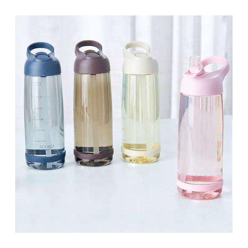 Water With Bottle Straw Plastic Bpa Leakproof Sports Travel Plastic Mugs Drinks