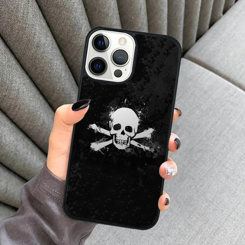 

Pirate Skull Phone Case For iPhone 17 Air 16 16e 15 13 14 Pro Max 11 12 Plus 2022 MAX Shell Cover coque iPhone 13