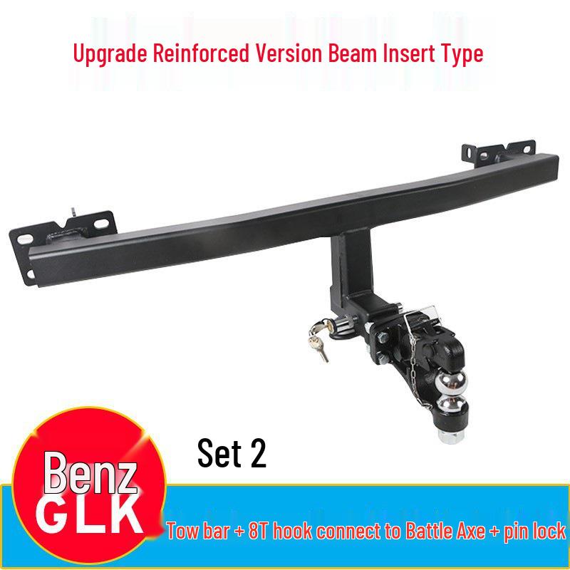 Compatible Tow Hook for Mercedes-Benz GLK350/260/300 - Rear Detachable Trailer and Rogue Hook