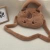 Animal Cartoon Capybara Plush Backpack Big Capacity Capybara Plush Bag  Female Lady Girl