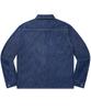 LAUGHER [Summer][Non-Fade] Two-Pocket Denim Work Shirt Long Sleeve - Indigo
