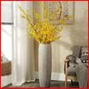 Jarrón de suelo de cerámica moderno europeo: Decoración Minimalista para Sala de Estar, Maceta de Cerámica para Flores, Adorno Grande