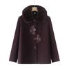 Middle-aged and Elderly Women's Winter Clothes Imitation Mink Velvet Coat 70-year-old Mother Adds Velvet Thickened Fashionable Old Lady Coat