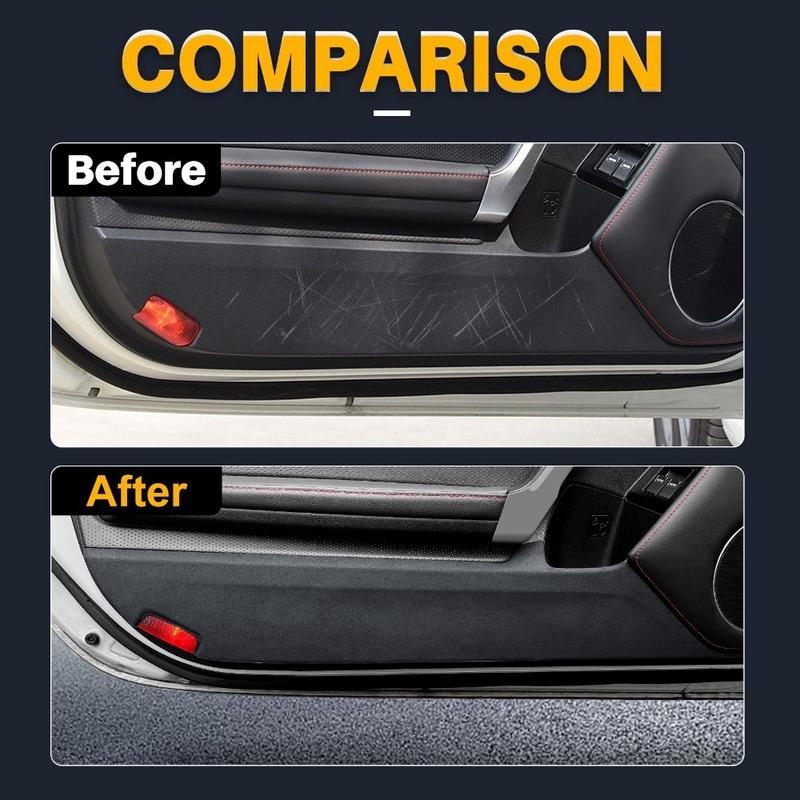 Door Anti-kick Pad For Subaru BRZ For Toyota GT86 2012- Door Protective Pad Suede Stickers Mat Accessories