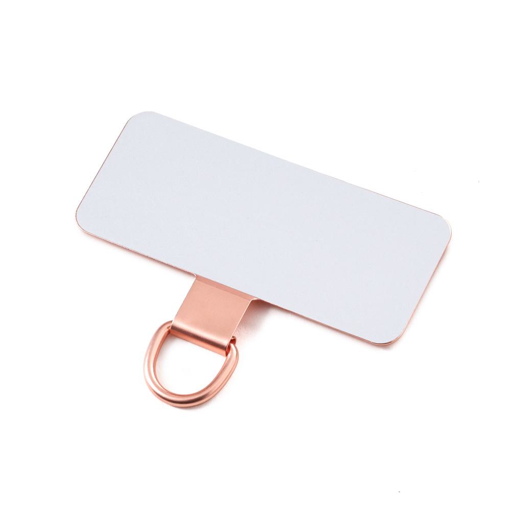 Stainless Steel Mobile Phone Lanyard Clip with Ultra-Thin Protective Film for Outdoor Sports.