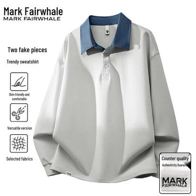 Men's American Style Polo Sweatshirt