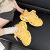2024 Autumn New  Sneakers for Girls Korean Style Soft Comfortable Casual Anti-slippery Sweet Bowtie Sports Shoes