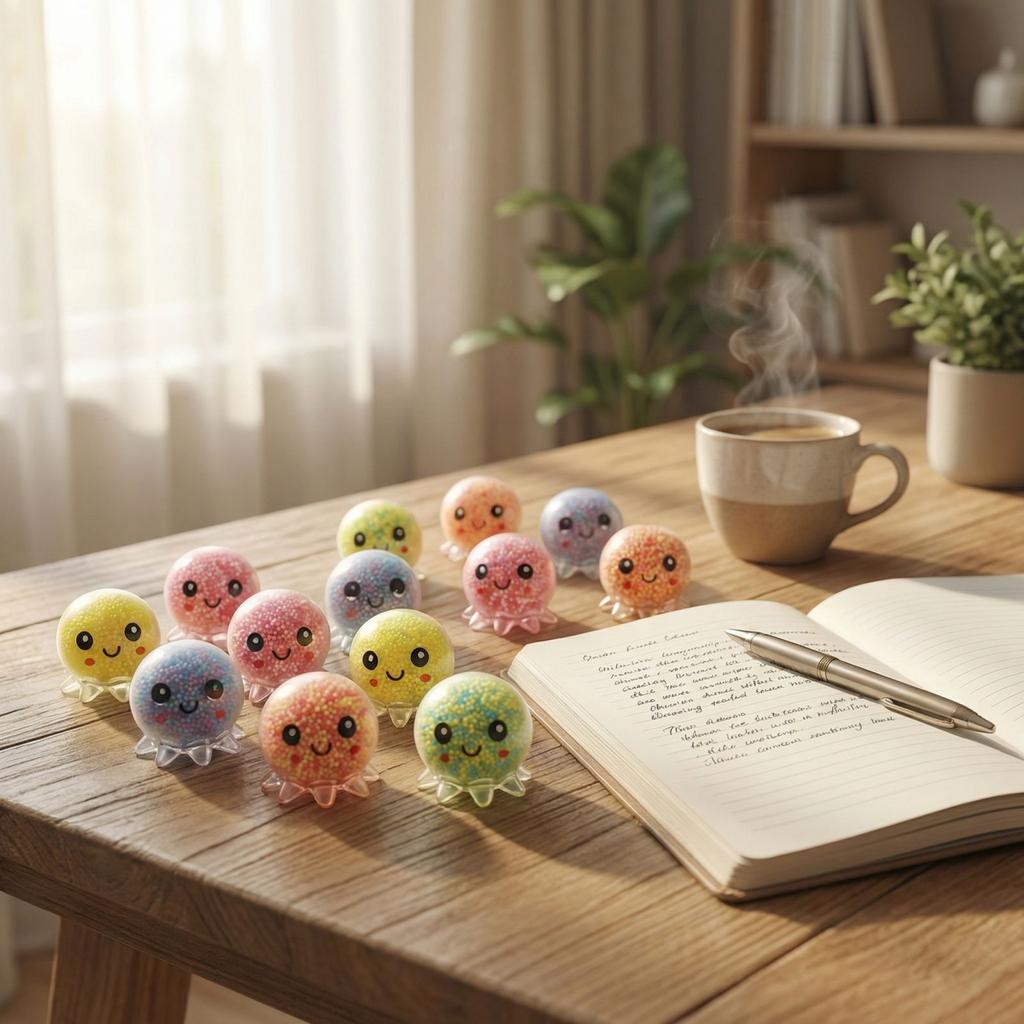 12 Pack Stress Balls For Adults, Cute Stress Relief Stress Ball, Ball Set And Birthday Party Favors