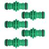 5PCS Quick Drip Irrigation Watering System for Greenhous Joiner Repair Connector Coupling 1/2'' Garden Hose Tubing Fitting Pipe