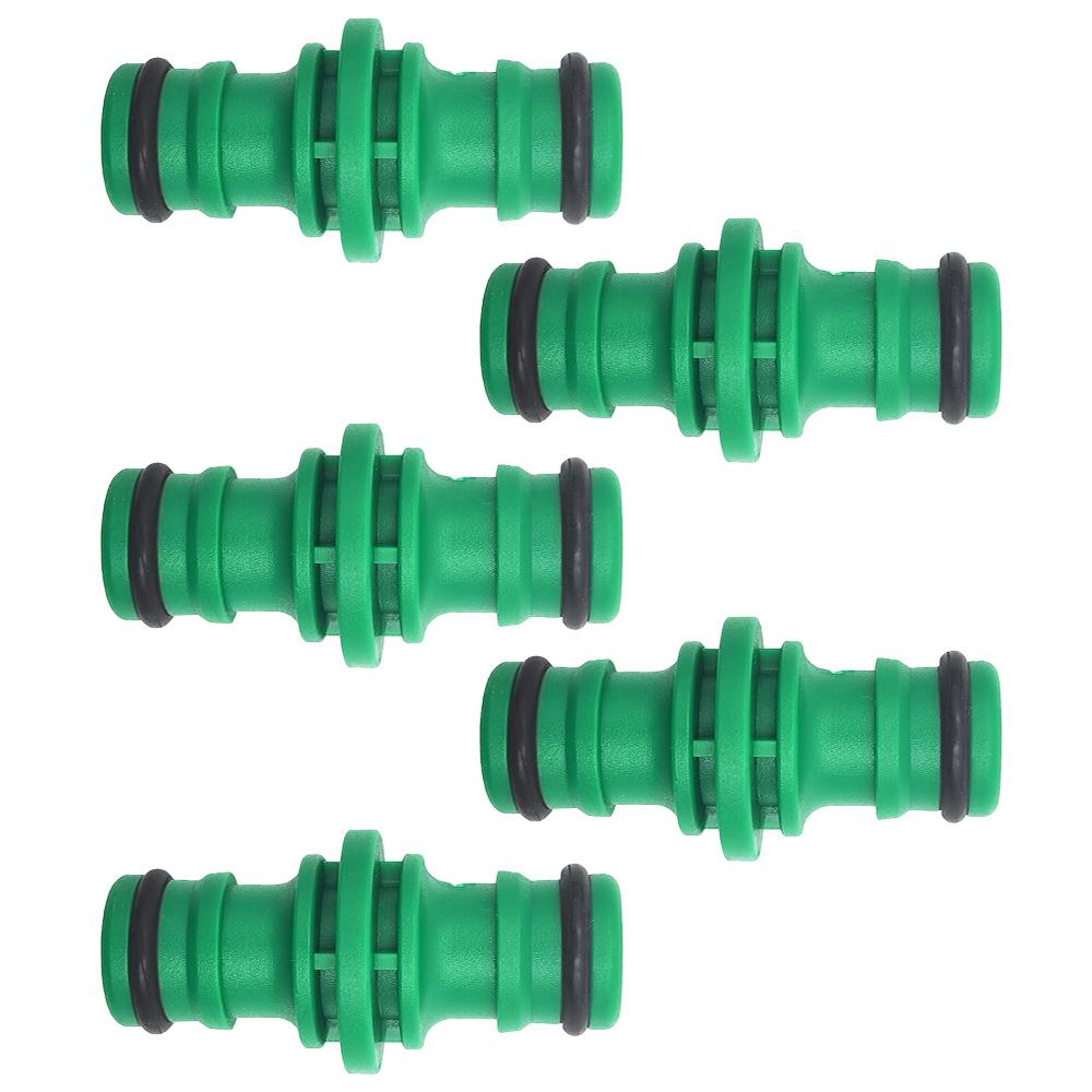 5PCS Quick Drip Irrigation Watering System for Greenhous Joiner Repair Connector Coupling 1/2'' Garden Hose Tubing Fitting Pipe