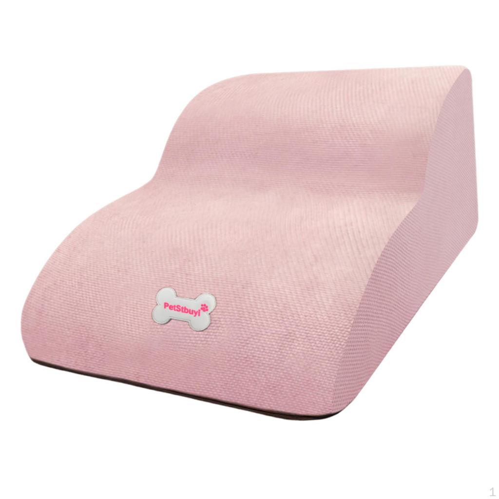 Scale per Cani a 2 Gradini Rampa Gradino Copertura Rimovibile Leggera Antiscivolo Versatile Delicata per