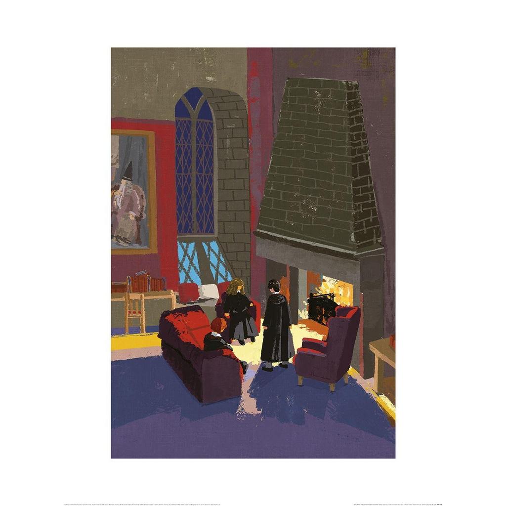 HARRY POTTER The Common Room Print