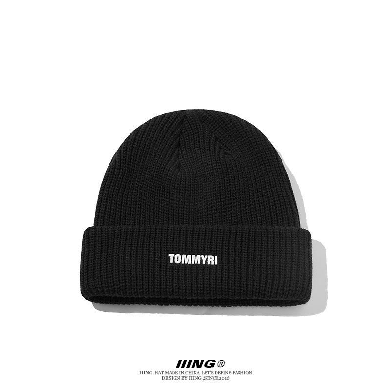 Winter Warm Hat Men's And Women's Versatile Knitted Hat Woolen Hat