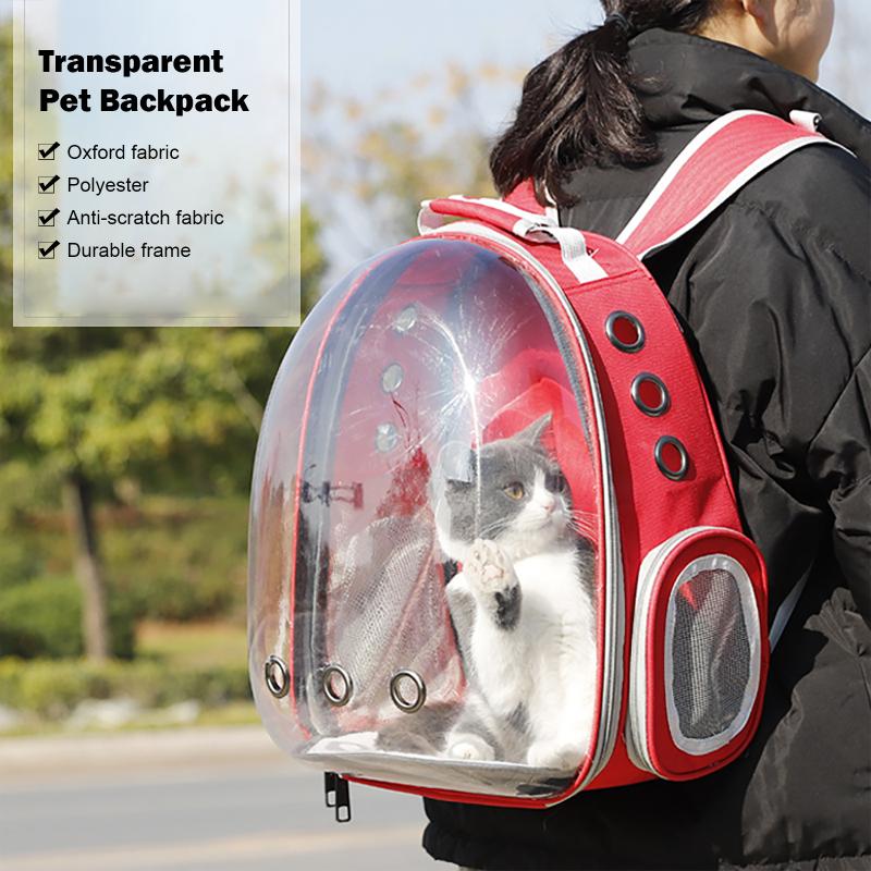 Pet Carrier Backpack Bubble Cats Puppies Pet Cat Dog Carrying Bag Backpack Large Space for Travel Hiking Outdoor Pet Transport