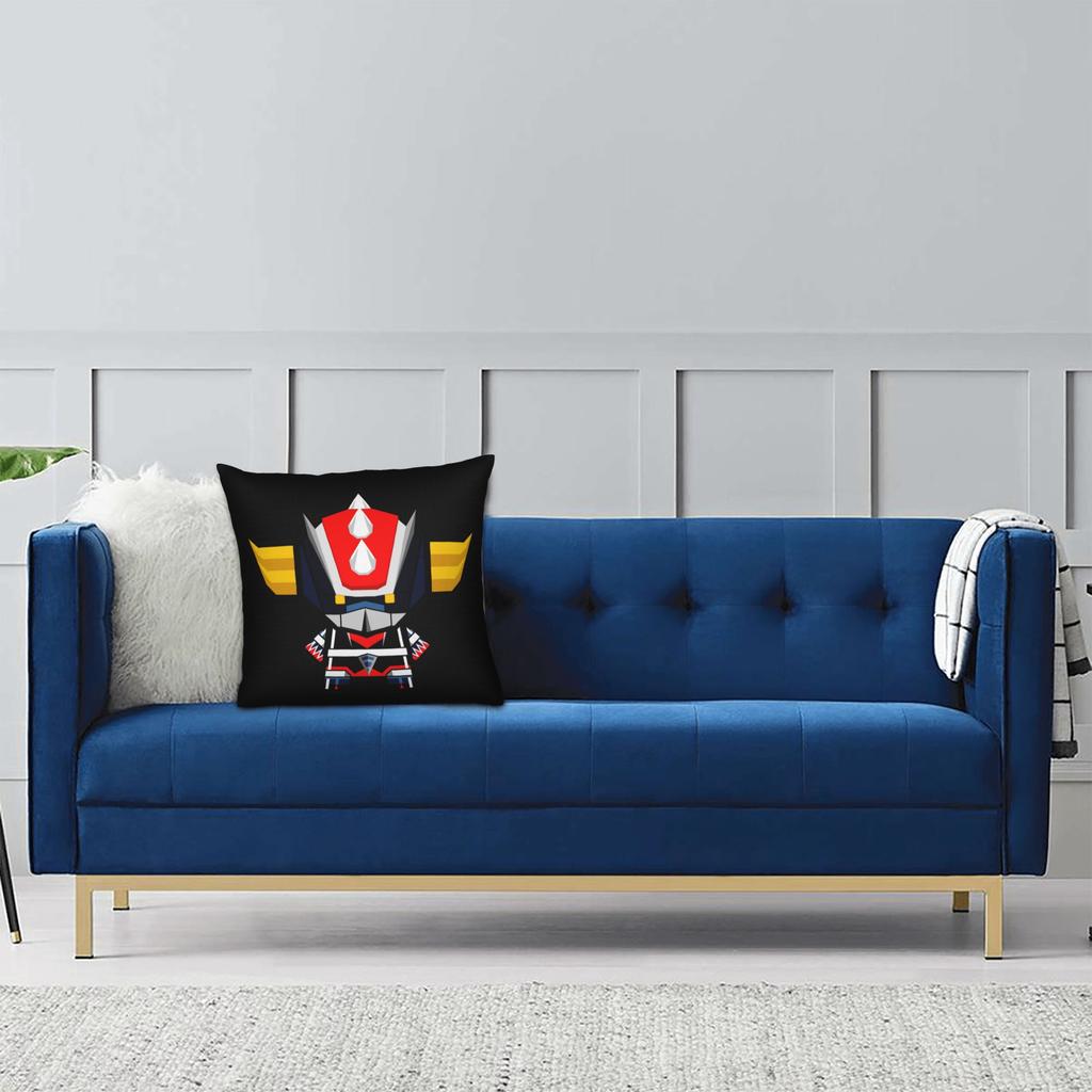 Mekkachibi Grendizer Ufo Robot Pillowcase Printing Fabric Cushion Cover Decorations Pillow Case Cover Home 40*40Cm