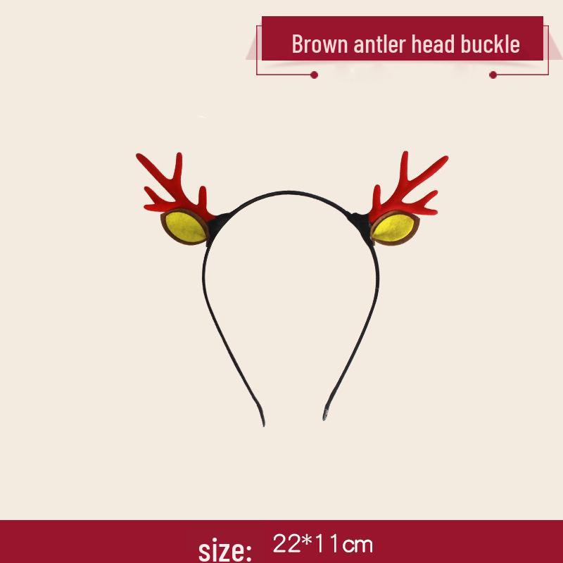 Santa and Antler Flip-Up Christmas Headband