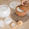 Candle Jar Silicone Mold Gypsum Cement Resin Mould Succulent Flowerpots Molds