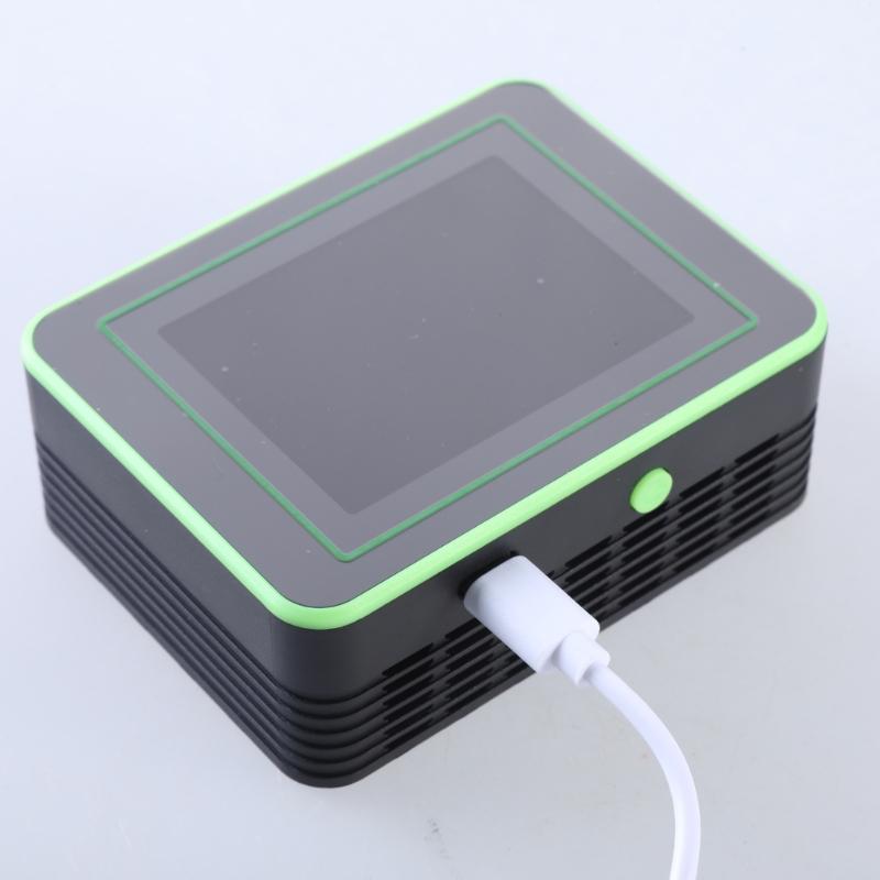 Intelligent Indoor Home Air Pollution Detectors Inspector with CO2, Temperature, Humidity, Formaldehyde, TVOC Monitoring