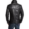 SKINOUTFIT Men's Genuine Lambskin Black Leather Jacket Stylish Motorcycle Bomber Biker Outerwear MJ 79