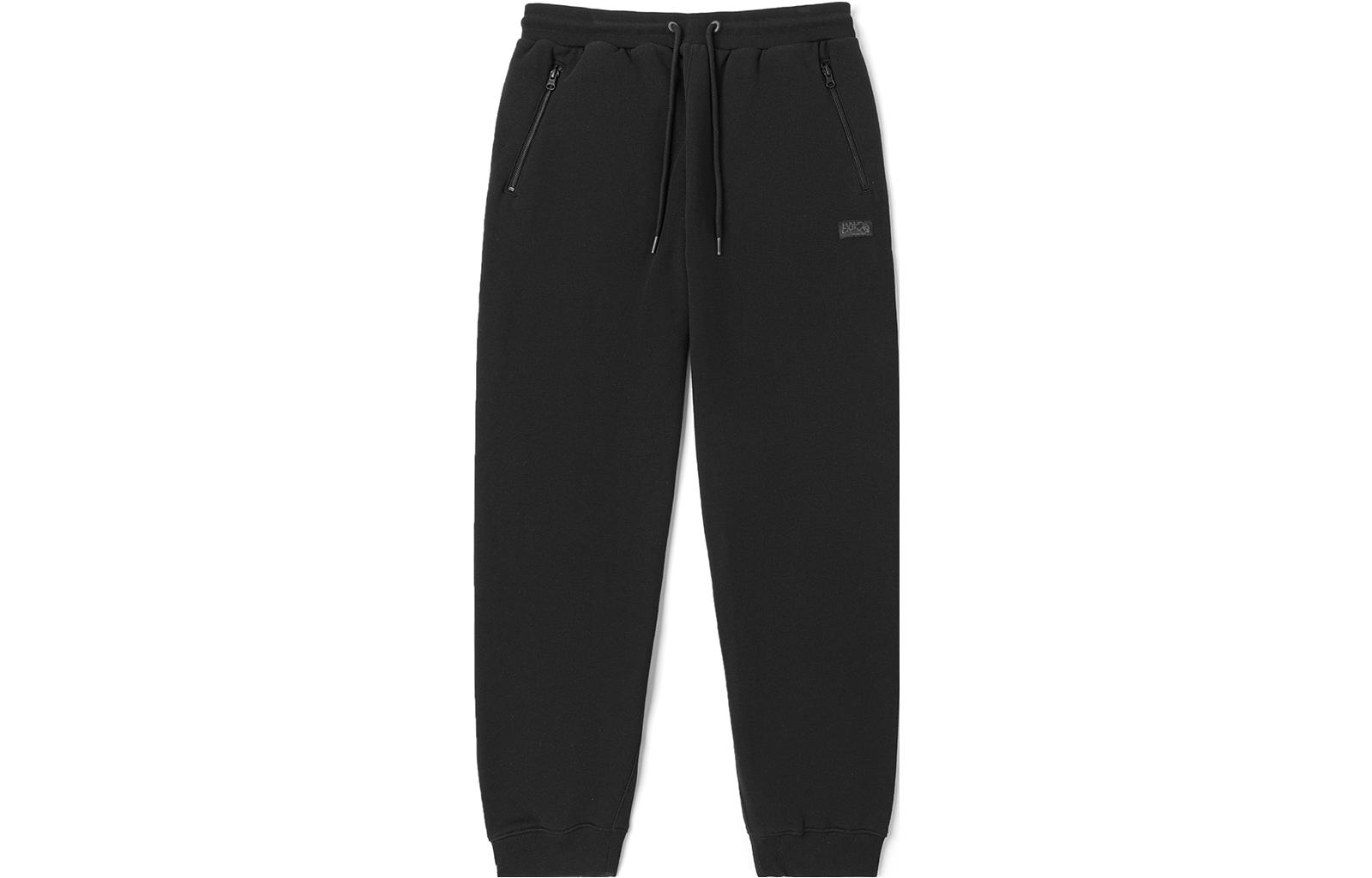 Vans Knitted Sweatpants Men s Black Thickened Cuffed Pants VN0005XUBLK L