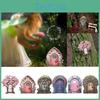 Garden Fairy Door Wooden Decor With Fairy Tale Design For Home And Living Room Decor