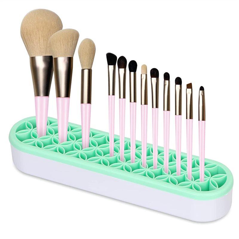 M-Modern-Display Stand Rack Silicone Nail Brush Makeup Brush Storage Case Drying Shelf Brush Holder Make UP Organizer