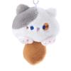 Creative Bookbag Pendant Cute Squeaking Little Cat Plush Cat Keychain Cartoon Cat Soft Tail Stuffed Doll Keyring