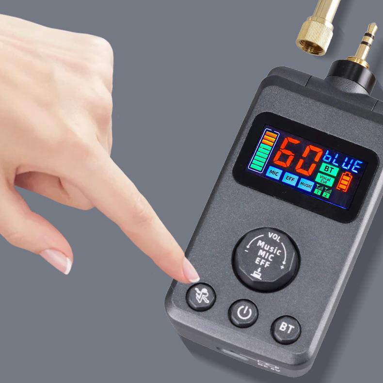 Bluetooth Wireless Microphone with Reverb: Universal DSP Anti-Feedback Mic for KTV Singing and Home Entertainment