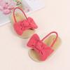 Summer Baby Girls Sandals Fashion Bow Soft Sole Casual Shoes Cotton Comfortable Toddler Shoes Beach Baby Sandals 0-18 Months