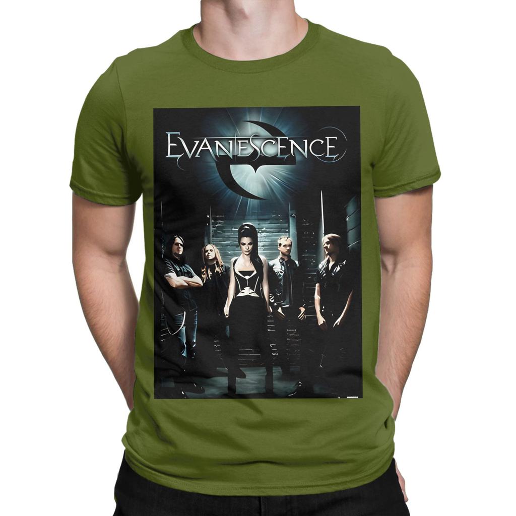 Amy lLee Fan Evanescence Graphic 100 Cotton TShirt Amy lLee Evanescence Tops Tees For Unisex